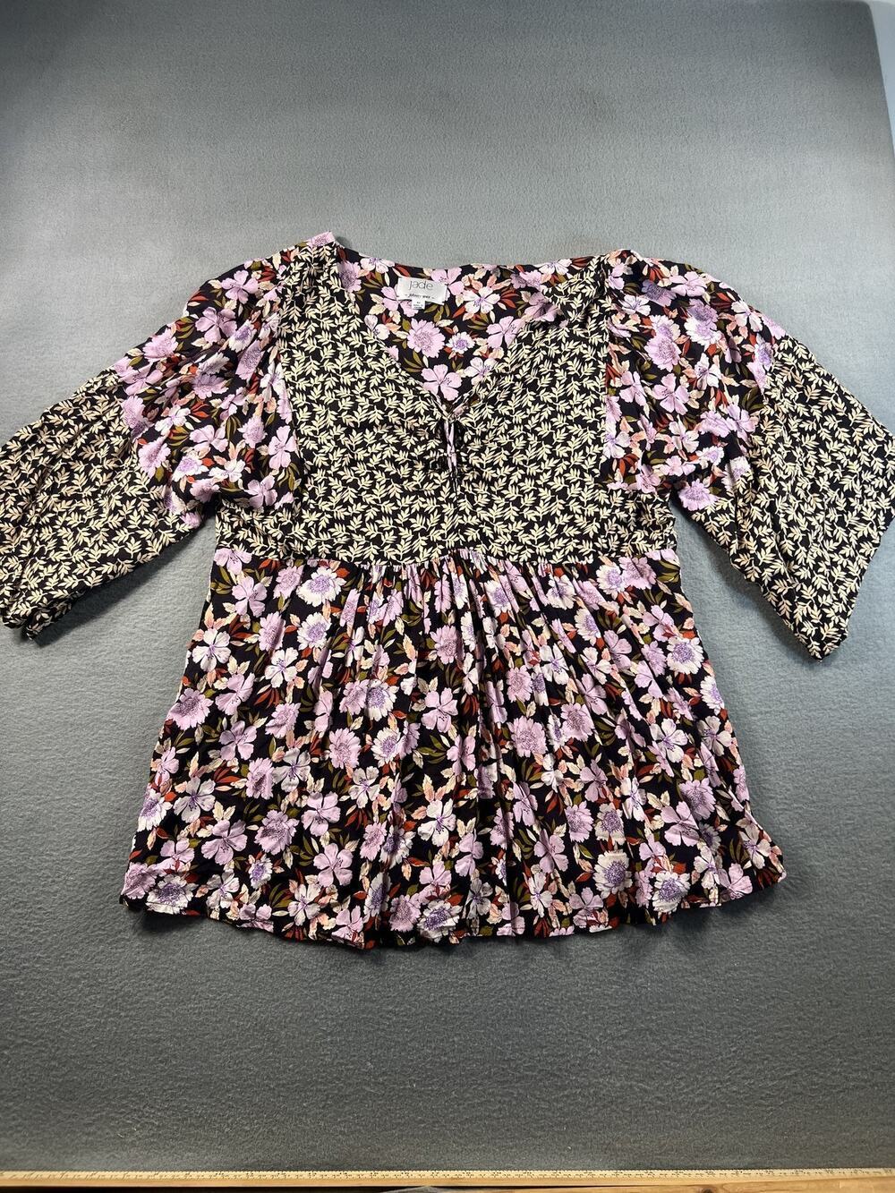 Johnny Was Jade Blouse Women's Size Medium Multicolored Top